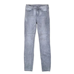 American Eagle Outfitters Hi-Rise Jegging Super Stretch Skinny Jean Gray 4